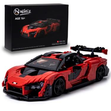 Imagem de Blocos de construção Toy Nifeliz Super Car Sanna 1:12 Scale 1182 unida