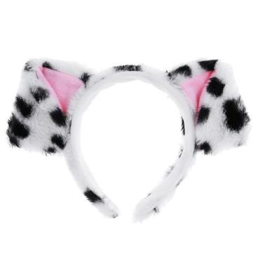 Imagem de Bandana WLLHYF Animal Headwear Fantasia Faixas de cabelo Pudding Dog