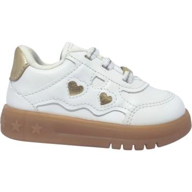 Imagem de Tênis Infantil Menina Luz Led Casual Retro Dia a Dia Passeio Escola Calce Fácil Molekinha 2742.205