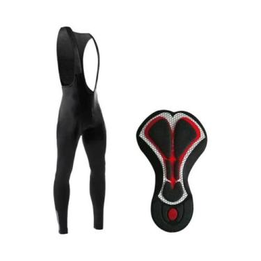 Imagem de Calça Térmica de Ciclismo Masculina com Gel 5D - Acolchoada e Quente p