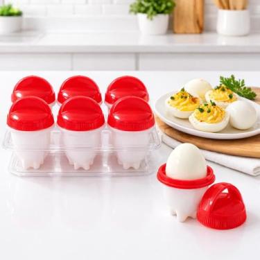 Imagem de Forma Molde Para Cozinhar Ovos Sem Casca 6 Unidades - Wincy