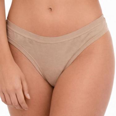 Imagem de Calcinha de Algodão/Cotton Dolcii 139, Bege, G