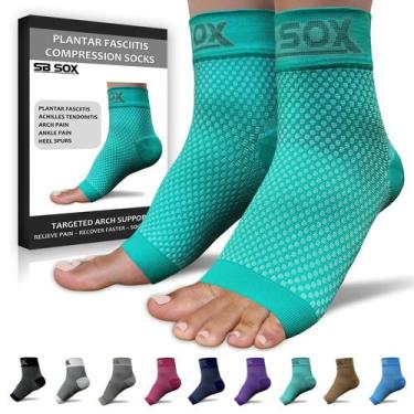 Imagem de Meias de compressão SB SOX Plantar Fasciitis Relief Green M
