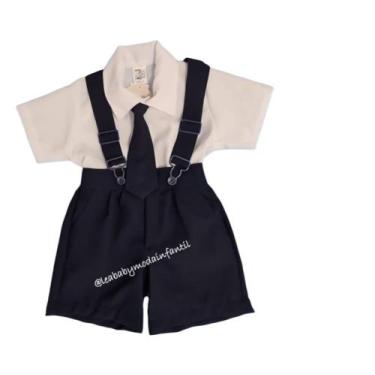 Imagem de Conjunto infantil suspensório - Roupa