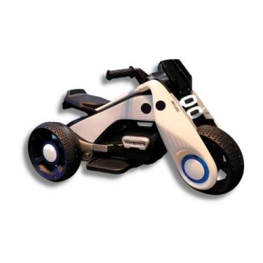 Imagem de Mini moto eletrica infantil 6v branco - importway