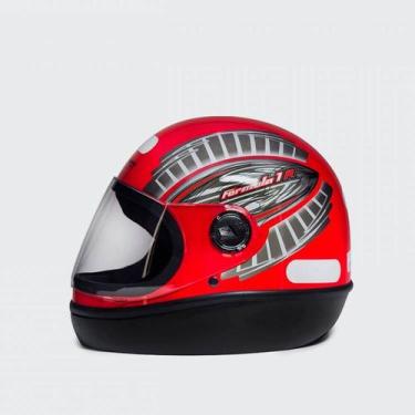 Imagem de Capacete Taurus San Marino Formula 1 Grafic Classic, Vermelho, 56