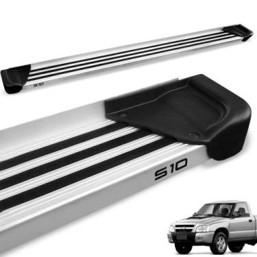 Imagem de Estribo Lateral S10 CS 1995 a 2011 Aluminio Natural A1 - Gtnox