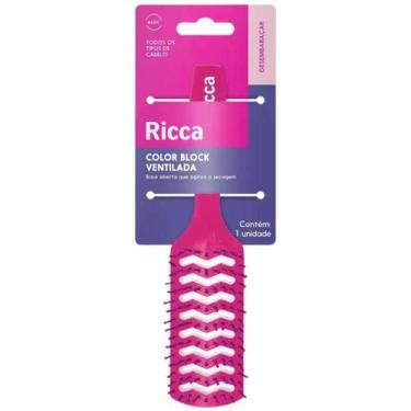 Imagem de Escova De Cabelo Ricca Color Block Ventilada