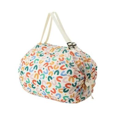 Imagem de Bolsa De Compras Dobrável À Prova d'Água, Portátil Para Armazenamento,