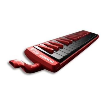 Imagem de Escaleta Hohner - Melódica Fire - Preta e Vermelha
