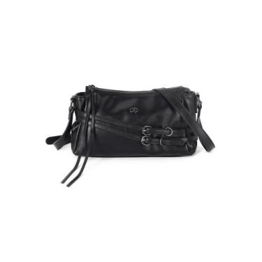 Imagem de Bolsa Sarah Transversal Feminina Gash, Único, Preto