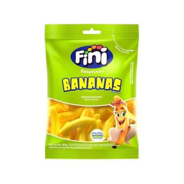 Imagem de Bala de Gelatina Fini Bananas 90g Pacote