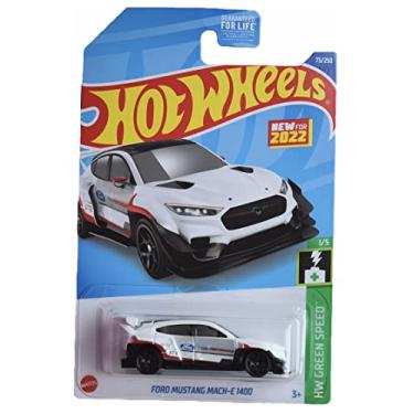 Imagem de Hot Wheels Ford Mustang Mach-E 1400, velocidade verde 1/5 [branco]
