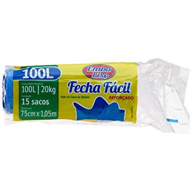 Imagem de Embalixo Saco Para Lixo Fecha Fácil 100 Litros