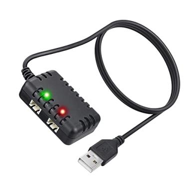 Imagem de Carregador de 7,4 V para pistola de esfera, jato de gel, carro Axial SCX24 RC - cabo de bateria 2 em 1 2S Lipo