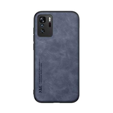 Imagem de Kepuch Silklike Capa para Xiaomi Poco X3 GT,Redmi Note 10 Pro China - Case Placa de Metal Embutida para Xiaomi Poco X3 GT,Redmi Note 10 Pro China - Azul