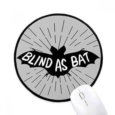 Imagem de Tapete de mouse natural com contorno de animal de morcego preto para computador