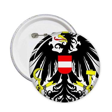 Imagem de Emblema nacional da Áustria alfinetes de país emblema botão de decoração acessório 5 peças