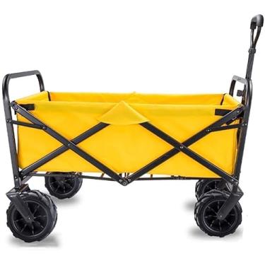 Imagem de Carrinhos de armazenamento carrinho de jardim dobrável carrinho de compras multifuncional para exterior (c) hopeful