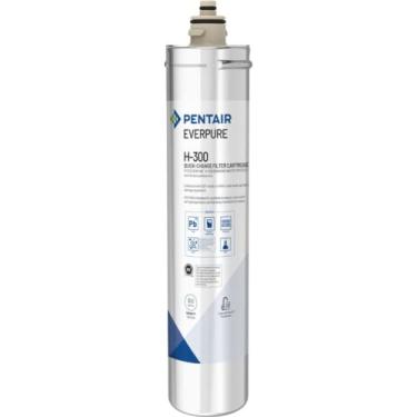 Imagem de Pentair Everpure H-300 Cartucho de filtro de troca rápida, EV927072, certificado NSF para reduzir chumbo, para uso em sistemas de água potável Everpure H-300, capacidade de 300 galões, 0,5 mícron