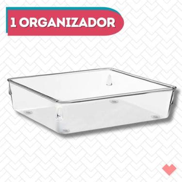 Imagem de Organizador Modular 4 Porta Maquiagem Perfumes Gavetas Joias - PLASTUT