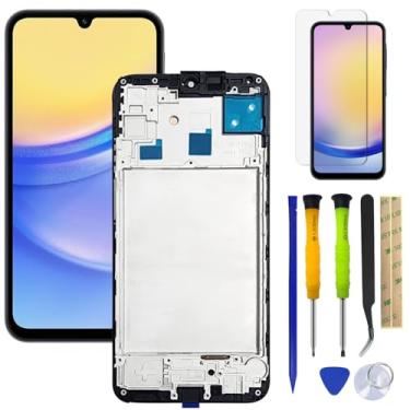 Imagem de HQB-STAR Tela de substituição LCD Touch Digitizer Assembly para Samsung Galaxy A15 5G LCD Display SM-A156U SM-A156P SM-A156W com moldura + ferramentas