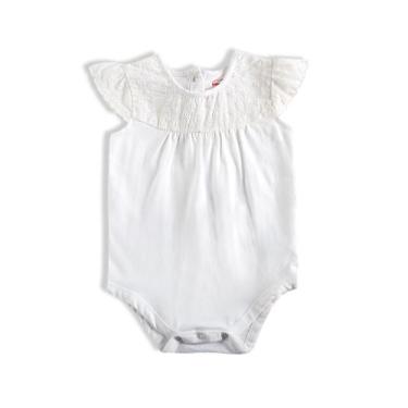 Imagem de Body manga curta Baby Branco com renda - Tip Top, P