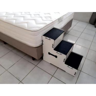 Imagem de Escada Pet Mdf Tamanho 50 Cm Altura - Artesanato JSL