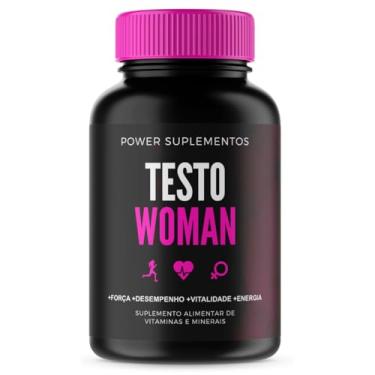 Imagem de 1 Suplemento Feminino Testo Woman Multivitamínico Magnésio + Zinco + Selênio com 60 Cápsulas