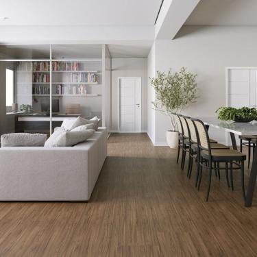 Imagem de Piso Laminado 35,7cm X 7mm X 1,35m Max Elegance Click Eucafloor - caixa com 3,87m2 - Noce Borgonha