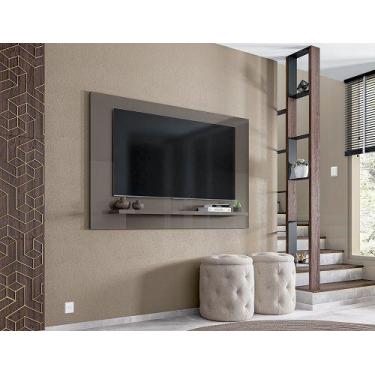 Imagem de Painel Para Tv Safira 1.35 Cinza Perola - Casa D Móveis