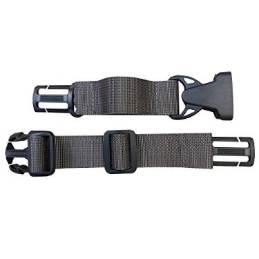 Imagem de HDHYK Alça de peito para mochila - Nylon - Adequado para correias na mochila de até 2,5 cm (cinza loco)