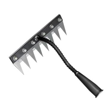 Imagem de Generic Ferramenta manual da ferramenta Removedor de garras Ferramentas de ferramenta de desgaste fácil de usar a ferramenta de extrator de ervas daninhas, 8 Dentes