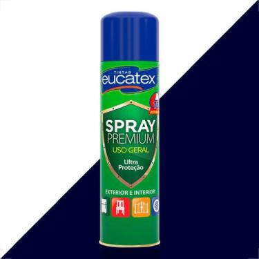 Imagem de Tinta spray premium multi uso eucatex azul escuro 400ml