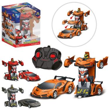 Imagem de Auto A Control Remoto 2 En 1 Com Transformação E Robô - Art Brind