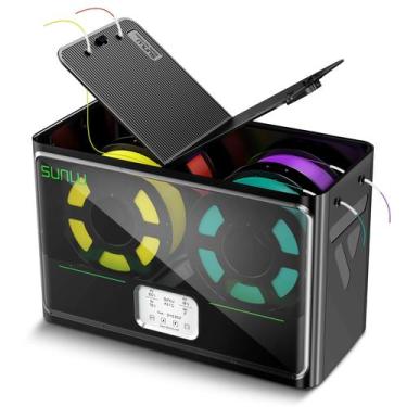 Imagem de Impressora 3D e secador de filamentos SUNLU S4, capacidade de 4 bobina