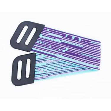 Imagem de AKHQC Faixa De Cabeça Substituição Para Fone Ouvido G733, Compatível Com Gamer Fio Logitech Wireless G335, Acessório Elástica (Roxo Azul)