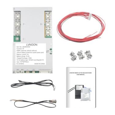 Imagem de LVNOON Balanceador Ativo Inteligente Lb2A Bms Para Sistema De Gerenciamento Bateria Li-Ion Ncm Lfp Lifepo4 Lto 3S A 24S 150A 200A 300A Com Controle Por Aplicativo 12V 24V 48V 60V 72V 84V (3-8S, 300A