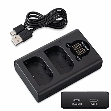 Imagem de PHOLSY Carregador De Bateria Lp-E6Nh Lp-E6N Lp-E6 Com Tela Led Para Câmera Compatível Canon Lc-E6 Lc-E6E R7 R6 R5 R 5D-Iv/Iii/Ii 5Ds 6D 6D-Ii 7D 7D-Ii 90D 80D 70D 60Da