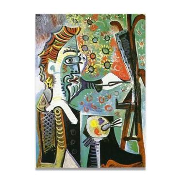 Imagem de Murais An Artist Diego Rivera – Arte de realismo socialista mexicano, muralista do século 565, coleção clássica do museu de Nova York para decoração de casa 60 x 84 cm