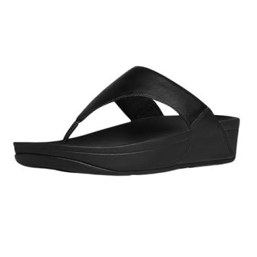 Imagem de FitFlop Biqueira de couro LULU I88001-055 preta EUA 07,5
