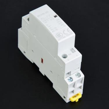 Imagem de Generic Contator de CA Doméstico, 2P 20A CACLORT, Modularização Compacta 1No 1NC para Aplicações Domésticas Sem Faísca Elétrica (24V)