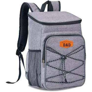 Imagem de Mochila térmica grande isolada à prova de vazamento, mochila térmica portátil e leve para presente para papai, viagem, caminhada, acampamento