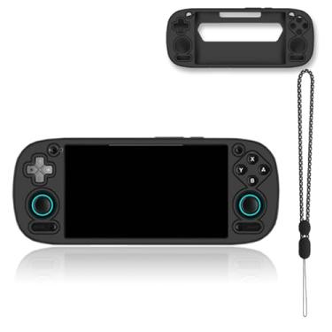 Imagem de NOUKAJU Case for Retroid Pocket 5, Game Console Case,Anti-Drop, Anti-Scratch,Shockproof,Silicone Protective Cover for Retroid Pocket 5 Retro Handheld Game Console(Black)