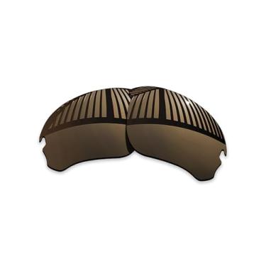 Imagem de MYCOURAG Lentes de reposição polarizadas com proteção UV para óculos de sol Oakley Flak Draft OO9364 – Marrom Terra, Polarizado