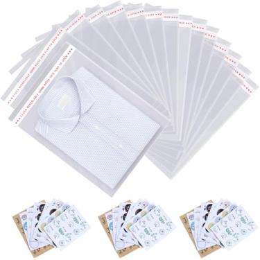 Imagem de UltraOutlet Sacos de celofane grandes transparentes e fecháveis de 35,5 x 50,8 cm para embalagem de produtos, sacos de presente autovedantes, sacos de plástico autoadesivos para presentes, roupas,