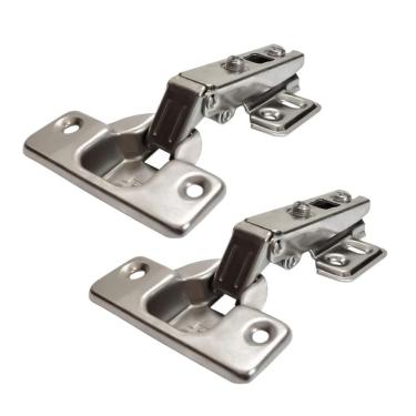 Imagem de Kit 2 Dobradiça Reta Caneco 35Mm Moveis Porta Armário 1 Par