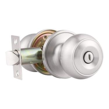 Imagem de Maçaneta de porta Probrico Satin Nickel Privacy Quarto/banheiro sem ch