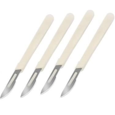 Imagem de Pão Coxo, Ferramentas de Pão Ferramenta Portátil de Pontuação de Massa de Pão Coxo Cortador de Pão com Régua Graduada Ferramentas de Corte de Bolo Ferramentas Afiadas (4-piece)