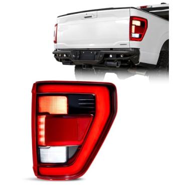 Imagem de SPBREW Conjunto de luzes traseiras de LED para Ford F150 F-150 2021 2022 2023 com LED e luzes traseiras de radar de ponto cego lado direito do passageiro